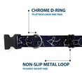 thumbnail image 5 of Buckle-Down Pet Collar, Dog Collar Plastic Buckle, Constellations Galaxy White, 13 to 17 Inches 1.5 Inch Wide, 5 of 8