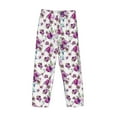 thumbnail image 5 of Goofa Rose Flowers Printed Soft Pajama Pants for Men, Wide Leg Comfy Casual Lounge Yoga Pants-X-Large, 5 of 9
