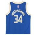 thumbnail image 3 of Toddler Nike Giannis Antetokounmpo Royal Milwaukee Bucks 2024/25 Swingman Player Jersey - City Edition, 3 of 3