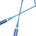 thumbnail image 3 of M Buder Professional Badminton Set Iron Alloy Lightweight Shock Absorption Sports Racket for Beginner Children Adults Blue 28.3x9.8in / 72x25cm, 3 of 9