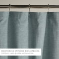 thumbnail image 4 of Linen-Look Polyester Shower Curtain in Essential Colors, 4 of 7