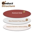 thumbnail image 4 of Uxcell PSA Sanding Discs Aluminum Oxide Sandpapers Self Adhesive 800 Grits 5Pcs, 4 of 7