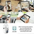 thumbnail image 3 of Xihaiying Xhy 1080P Full HD 2 MP Light Bulb Security Camera with Night Vision, White, 3 of 12