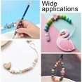 thumbnail image 7 of 19Pcs 19 Colors Silicone Beads DIY Nursing Necklaces and Bracelets Making Chewing Pendants For Teethers Hat Mixed Color 26x12mm Hole: 2.5mm 1pc/color, 7 of 7
