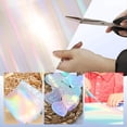 thumbnail image 2 of 27 Hojas de Cartulina Holográfica, Papel de Espejo Brillante con Purpurina Metálica de 8 X 12 Pulgadas, 250 G/M²/92 Lb para Artes y Manualidades, 2 of 5
