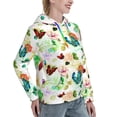thumbnail image 6 of Xecao Floral Vintage Pattern Hoodies for Women Sweatshirts Long Sleeve Sweatshirts Pullover Outfits with Pocket-Small, 6 of 7