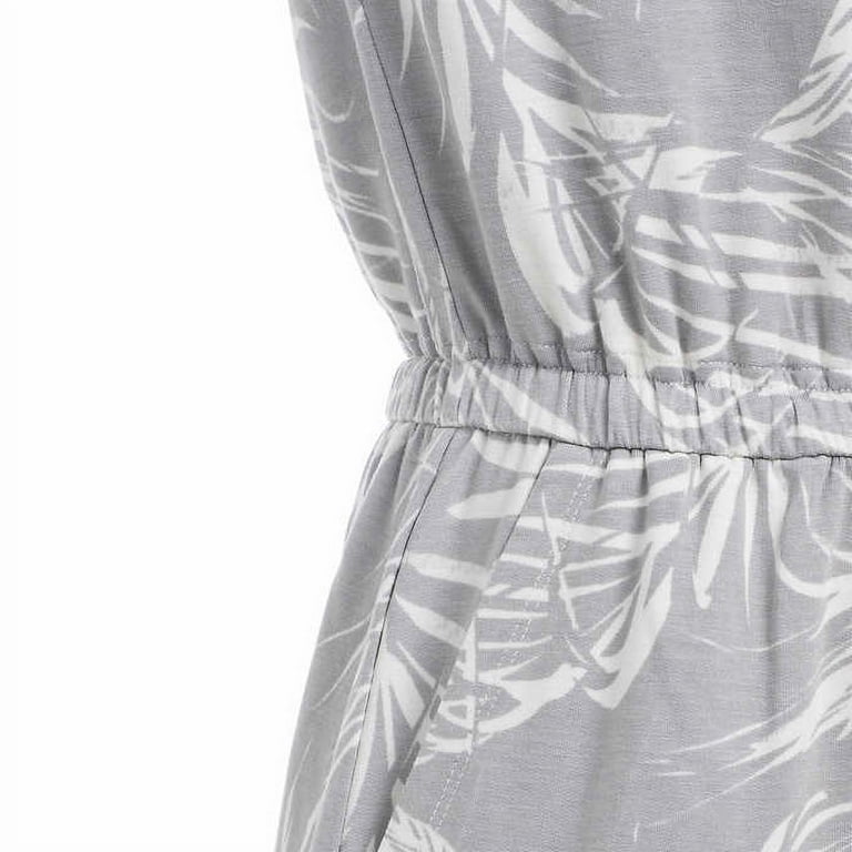 Hilary Radley Women's Short Sleeve Dress - Drawstring Waist, Dolman Sleeves, Pockets, Above-Knee Length