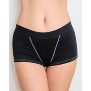 Nabtos Women Boyshort Boxers Briefs for ladies Cotton Underwear Seamless Panties 5 pack Small