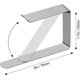 thumbnail image 3 of Tablecloth Clips 32 Pack Stainless Steel Table Cover Clamps Skirt Clips For Home Kitchen Restaurant Picnic Tables, 3 of 5