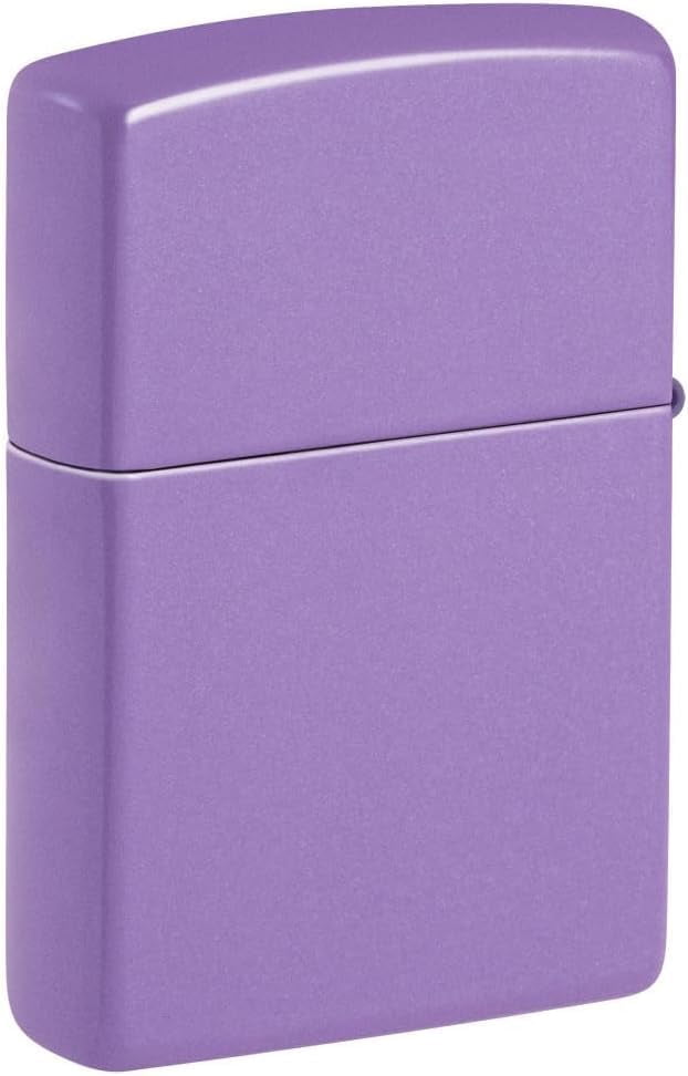 Zippo Lighter - Customized Message Classic Smoky Lavender Pocket Lighter 46681