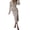 Apricot, variant on Women'S Long Sleeve Blazer and Pencil Skirt Business Suits - Elegant 2 Piece Skirt Sets M
