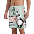 thumbnail image 2 of Goofa Cute Panda Printed Mens Swim Trunks Summer Quick Dry Short Beach Swimwear Bathing Suits-3X-Large, 2 of 9