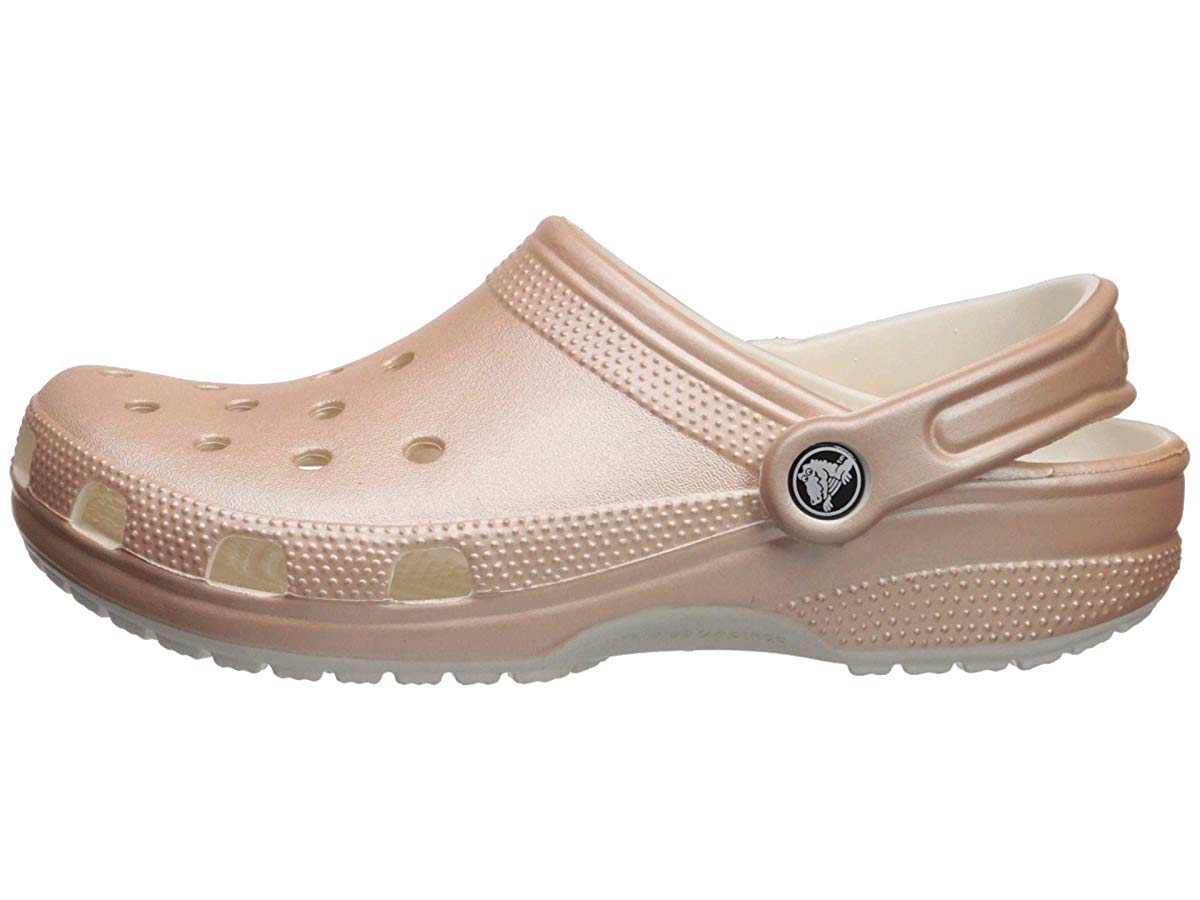 crocs adult classic metallic clog