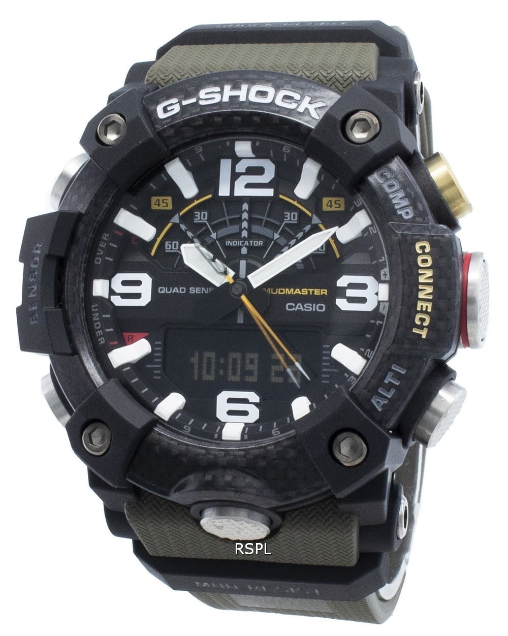 Casio PRO TREK PRG601YB-3 Orologio Donna Analogico-Digitale: Sensori, Tessuto Riciclato, Alimentazione Solare, 100m