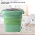 thumbnail image 4 of Portable Washing Machine, 9L Upgraded Large Capacity Foldable Mini Washing Machine, Small Washer for Baby Clothes, Underwear, Small Items, Apartment, Dorm,RV Travel Laundry, 4 of 7