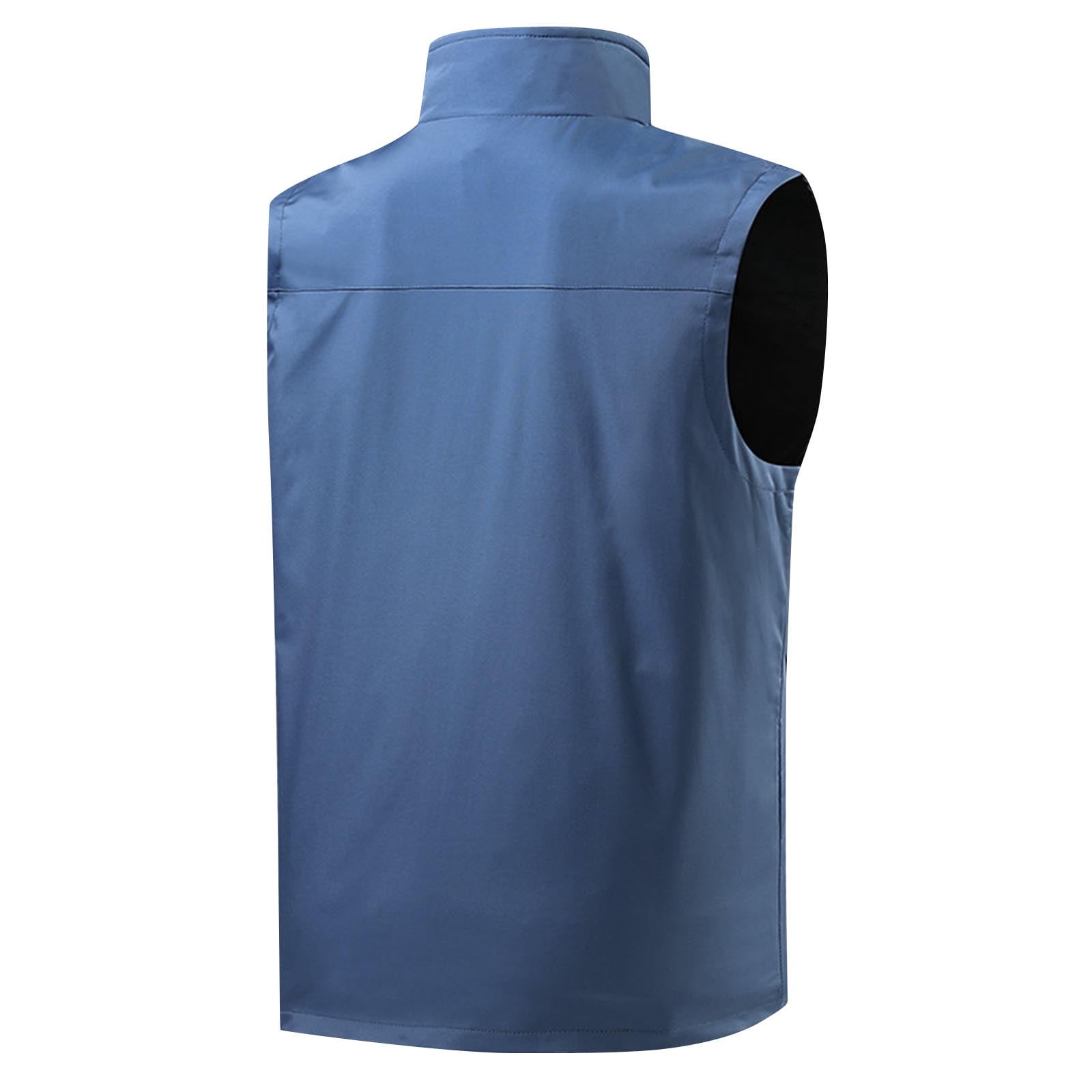 kakina CMSX Men's Windproof Lightweight Golf Vest Outerwear with Pockets, Softshell Sleeveless Jacket for Running Hiking Sports Leisure Solid Color Sleeveless Vest Coat