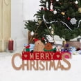 thumbnail image 6 of Merry Christmas Wooden Door Hanging Sign Christmas Plaque Sign for Wall, 6 of 8