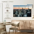 thumbnail image 4 of Elephant Stock New York At Sundown Wall Art - Horizontal Multi Panel Canvas - Living Room Wall Decor - City Multi Panel - Brown And Black Decor - 65" x 42", 4 of 4