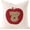 Dog in Apple, variant on MOCOFO Embroidered Fleece Throw Pillow Covers, 18x18 Inch, Terrier Dog Puppy Design, Soft Decorative Cushion Cases for Sofa Couch Bed, Christmas Farmhouse Home Decor (Dog in Apple)