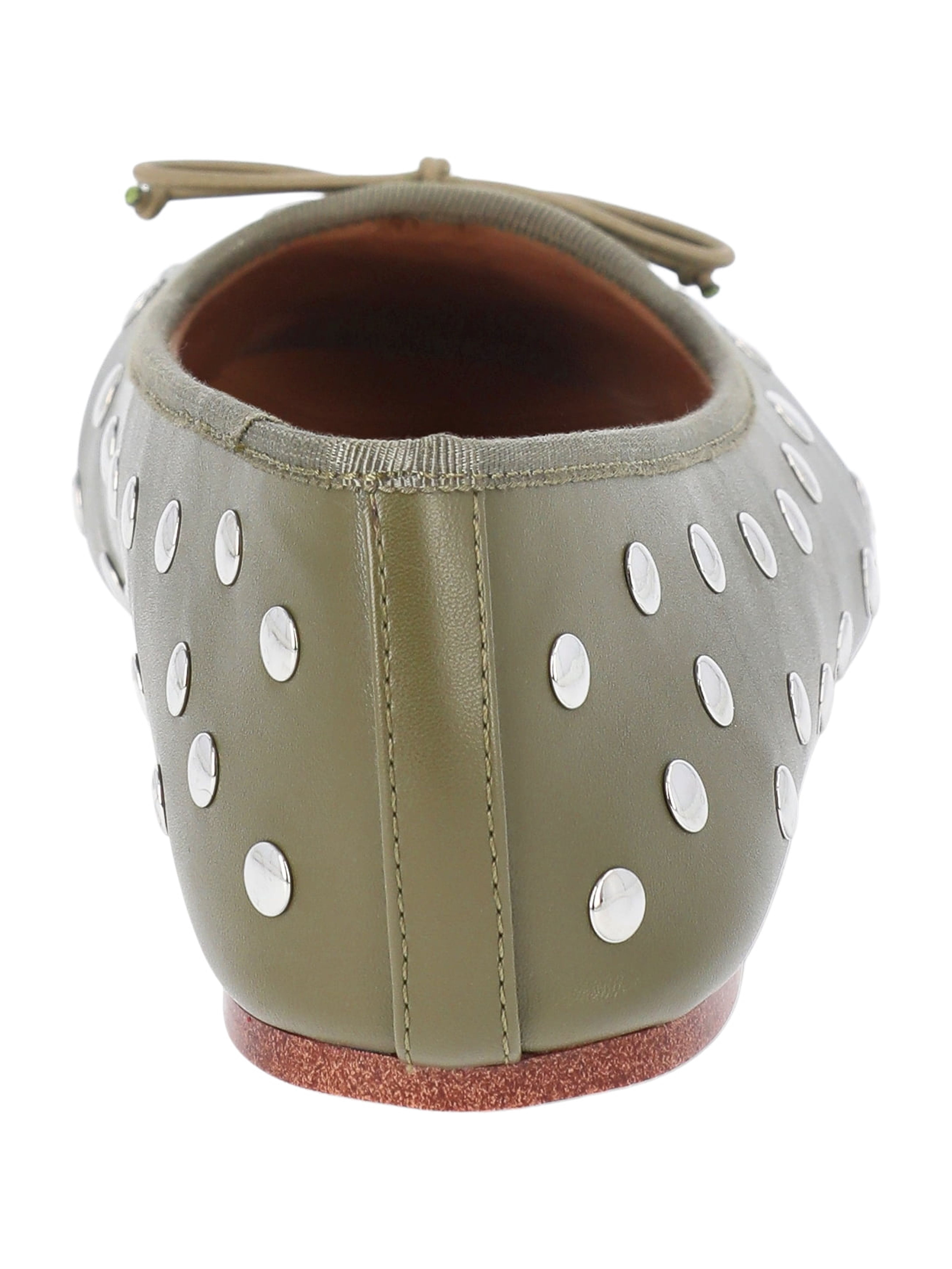 Time and Tru Women's Studded Ballet Flat