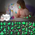 thumbnail image 5 of 15 hojas de tatuajes temporales que brillan en la oscuridad, tatuajes temporales fluorescentes que brillan en la oscuridad, 11 Feliz Sencillez, 5 of 5