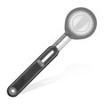 thumbnail image 3 of Cuchara de medición con escala Azúcar Ajustable Scoop Gauge Portátil Portátil Dry Wet Ingredients Cucharada Restaurante Bakery Chef Suministros Negro Kearding HA012494-02B, 3 of 7