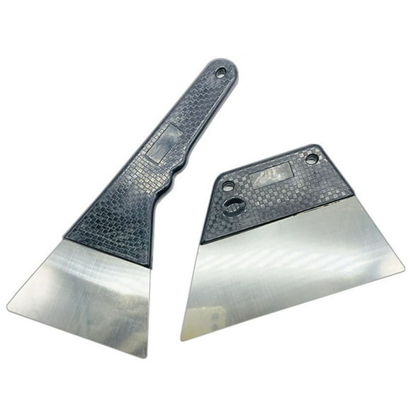 Shisuyan 2PCS/Set Car Film Changing Tool Coating Film Closing Tool Stainless Steel Glue Remover Scraper