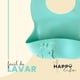 thumbnail image 4 of Set 3 Baberos de Silicona Impermeable HAPPY LIFE para Bebe Niño Azul, 4 of 7
