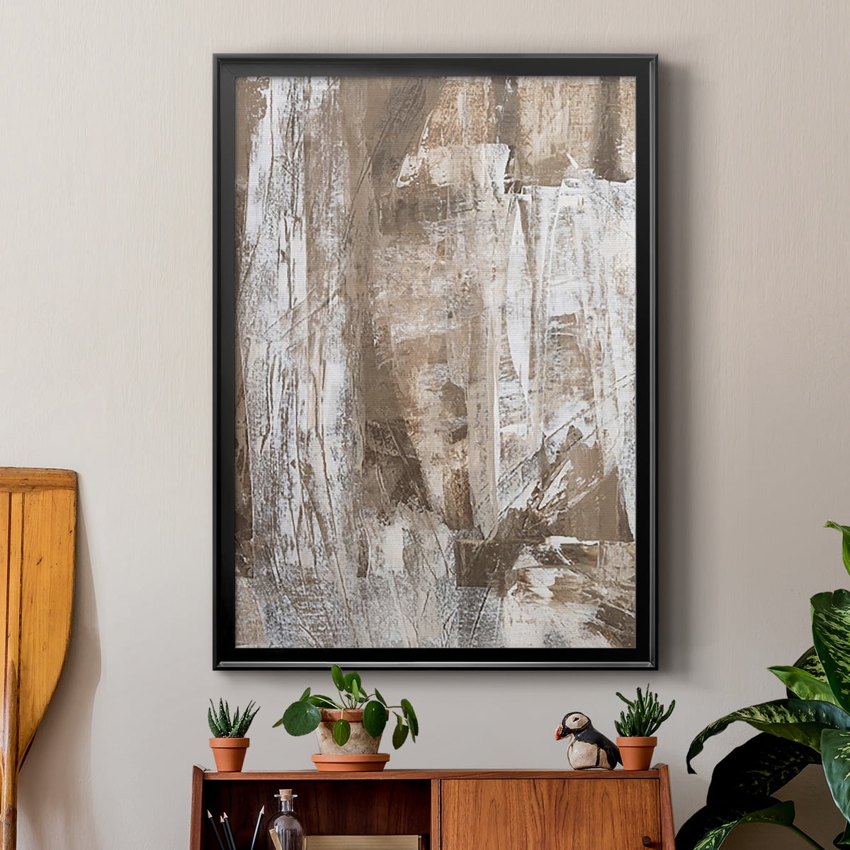 Bronzed I Premium Framed Print, in Gold, Black, or Silver - Ready to Hang