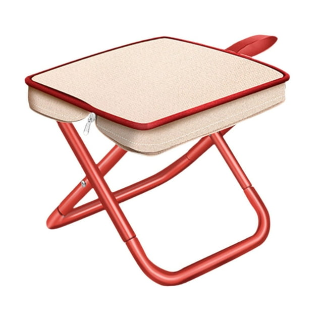 Silla de pesca, taburete de camping, plegable, resistente, reposapiés, silla de picnic, taburete de camping, asiento para conciertos, patio, viajes, 25x25x26cm