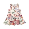 thumbnail image 1 of Robes Filles Colorées Sans Manches Décontractées Été pour Fêtes et Usage Quotidien Robe Tout-Petit Verte 12-24 Mois, 1 of 4
