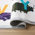 thumbnail image 2 of Eric Carle Washable Alphabet Zoo Graphic Children's Area Rug, 4' x 6', 2 of 5