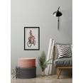 thumbnail image 3 of Bicycle Lady Framed Painting Art Print, 16.00" x 1.50", 3 of 6