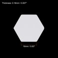 thumbnail image 2 of 200 Count English Paper Piecing Hexagon 16mm Shapes for Sewing, 2 of 7