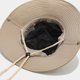 thumbnail image 4 of Sombrero boonie unisex de ala ancha - Cordón ajustable, ventilación de malla, plegable, protección contra el sol y la lluvia, mezcla de algodón, talla única (56-59 cm), 4 of 5