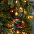 thumbnail image 6 of Japceit Book Christmas Tree Wall Hanging, Shaped Decoration Made from Printed Pages, Festive Door Wall Decor for Seasonal Display, 6 of 8