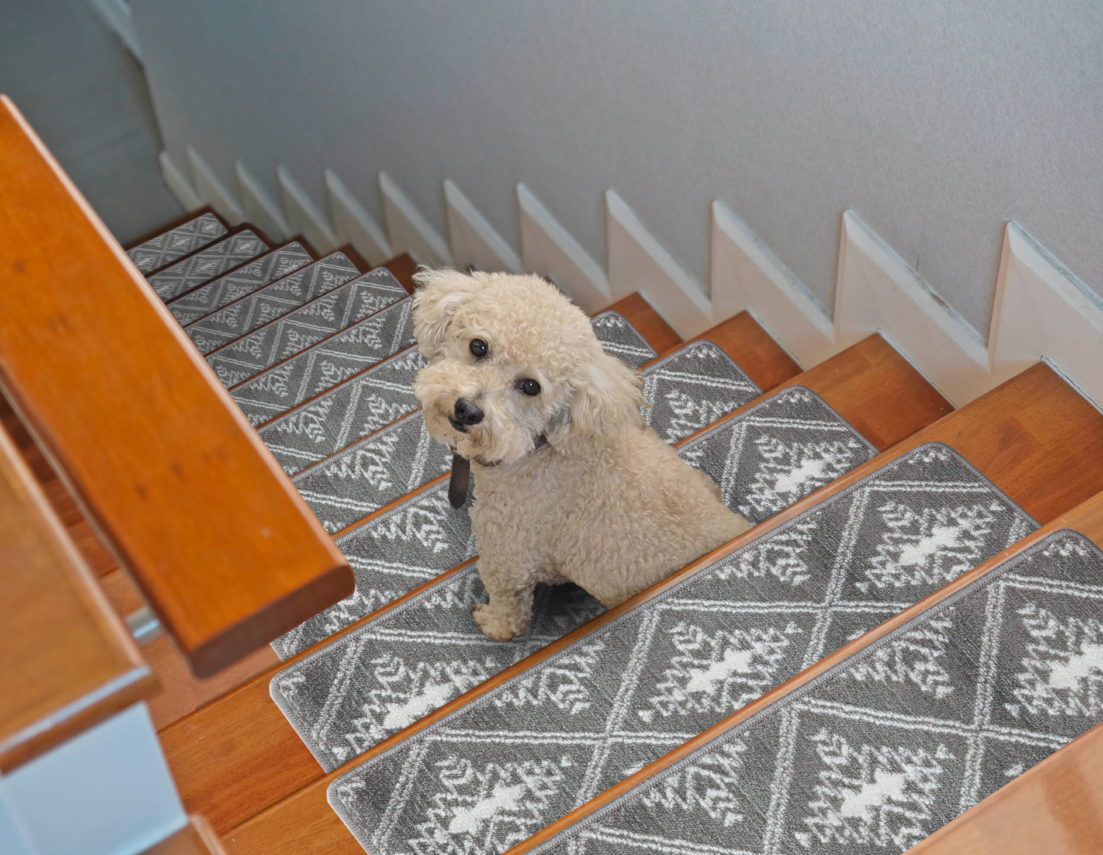 Stair Treads 9 inch by 28 inch by sussexhome Star Collection Trellis