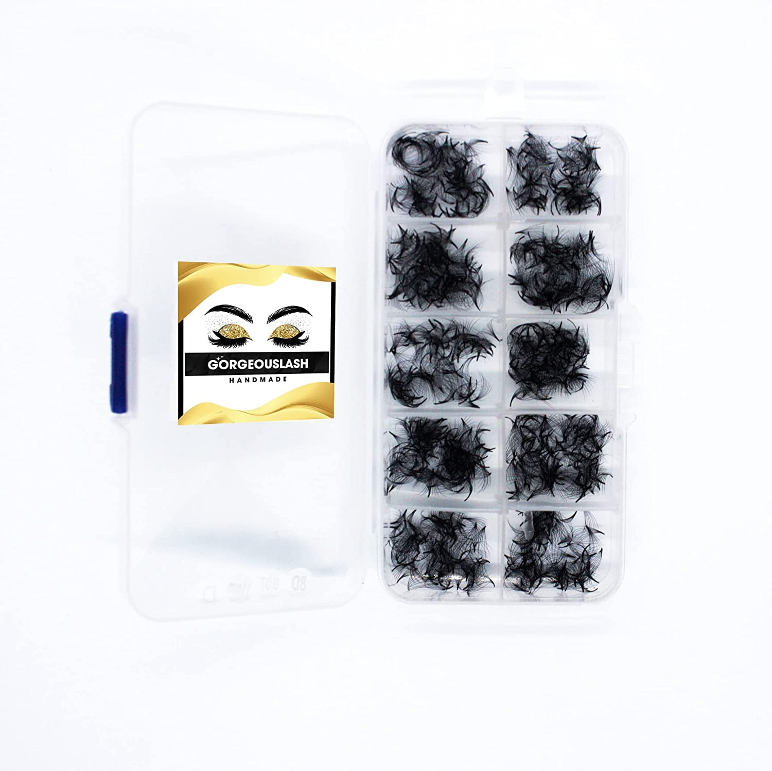 8D Lashes, 1000 Premade Volume Fans, 0.07mm Thickness, Eyelash Extensions, Handmade!