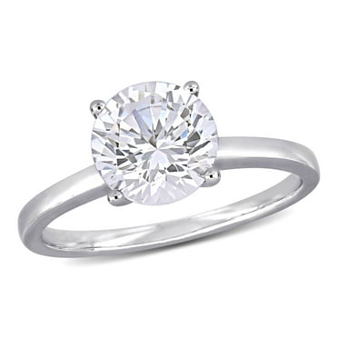 Everly Women's Created Sapphire 10K White Gold Engagement Ring