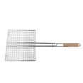 thumbnail image 1 of BBQ Grill Basket, Fish Grill Basket Easy To Operate Durable Grid Design  For BBQ, 1 of 8