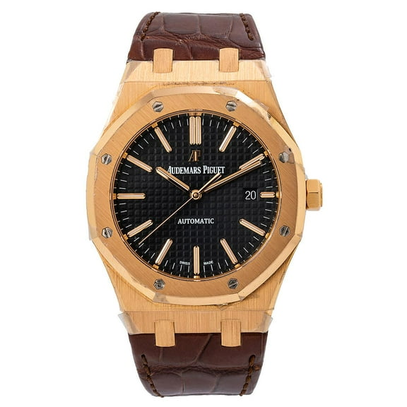 Pre-Owned Audemars Piguet Royal Oak Self Winding 15400OR 41MM With Leather Bracelet