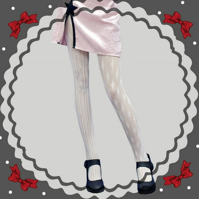 Medias sexys de gran tamaño, pantalones de red jacquard, una variedad de medias de rejilla de tentación huecas sexys, pantimedias de fondo
