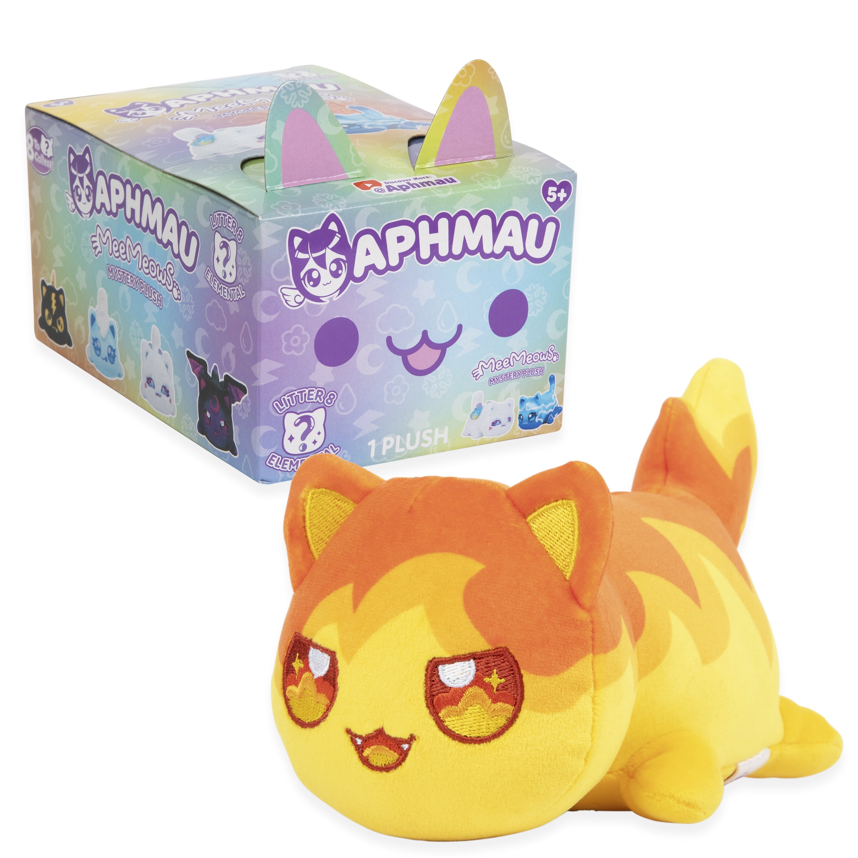 Aphmau 6" Mystery MeeMeow Plush - Series 8 - Elemental Ages 5+