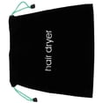thumbnail image 4 of MasteelfCA 1Pc Smooth Safe Hair Dryer Organizer Hair Dryer Drawstring Bag for Home Black, 4 of 8