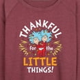 thumbnail image 3 of Dr. Seuss - Thanksgiving Is A Family Thing - Women's Lightweight French Terry Long Sleeve Shirt, 3 of 6