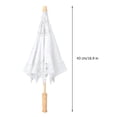 thumbnail image 2 of Paraguas de encaje Sombrilla Parasol de bordado de madera vintage Fotografía de la novia de la boda Paraguas[1-blanco1] Paraguas de encaje Spptty decoración hogareña, 2 of 7