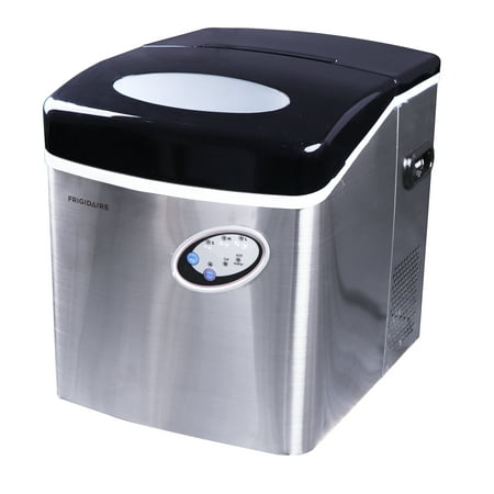 stainless steel ice frigidaire maker extra icemaker freestanding lb ss igloo lbs capacity walmart 48lbs per