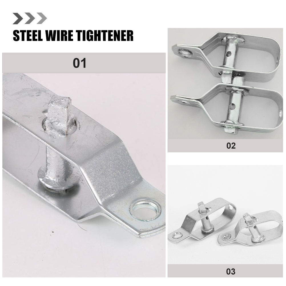 Guyelim wire tightener 8pcs Wire Rope Tightener Steel Wire Rope ...