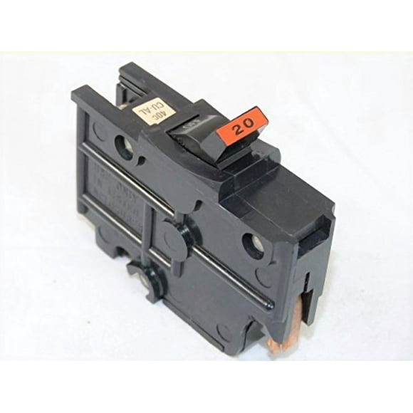 1- FEDERAL PACIFIC FPE CHALLENGER NA120 NA 20A 1P 120V STAB-LOK THICK STYLE BLACK OR RED HANDLE