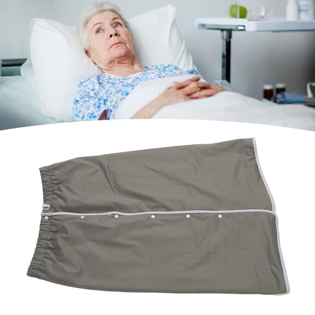 Jupe Adulte Lavable, Matelas pour Incontinence Portable, Housse de Matelas Lavable, Jupe Réutilisable pour Incontinence Étanche pour les Femmes Enceintes Âgées